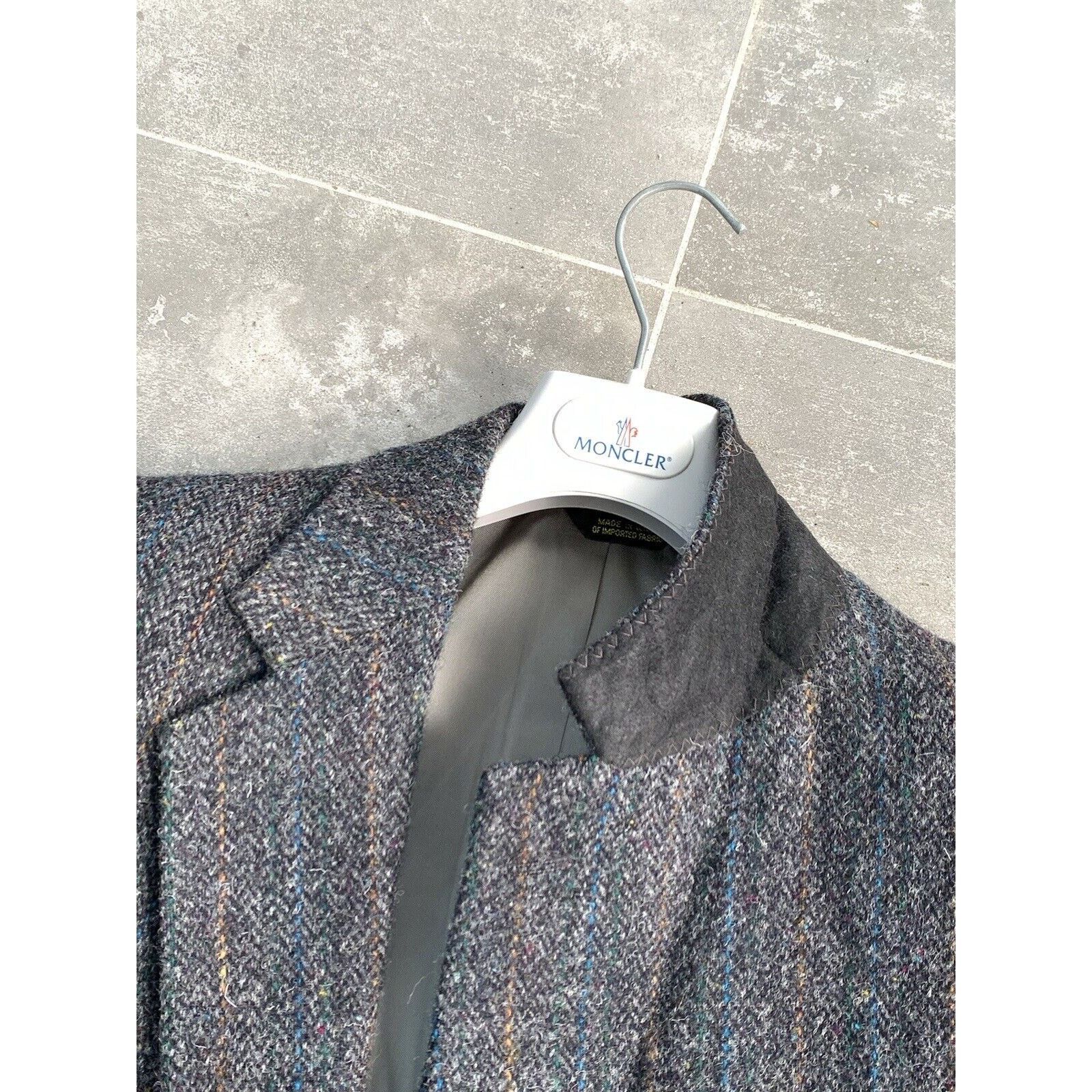 Harris Tweed × Vintage Men's HARRIS TWEED MADE IN USA Sport Blazer Jacket EU50 UK40 Size 50R - 20 Thumbnail