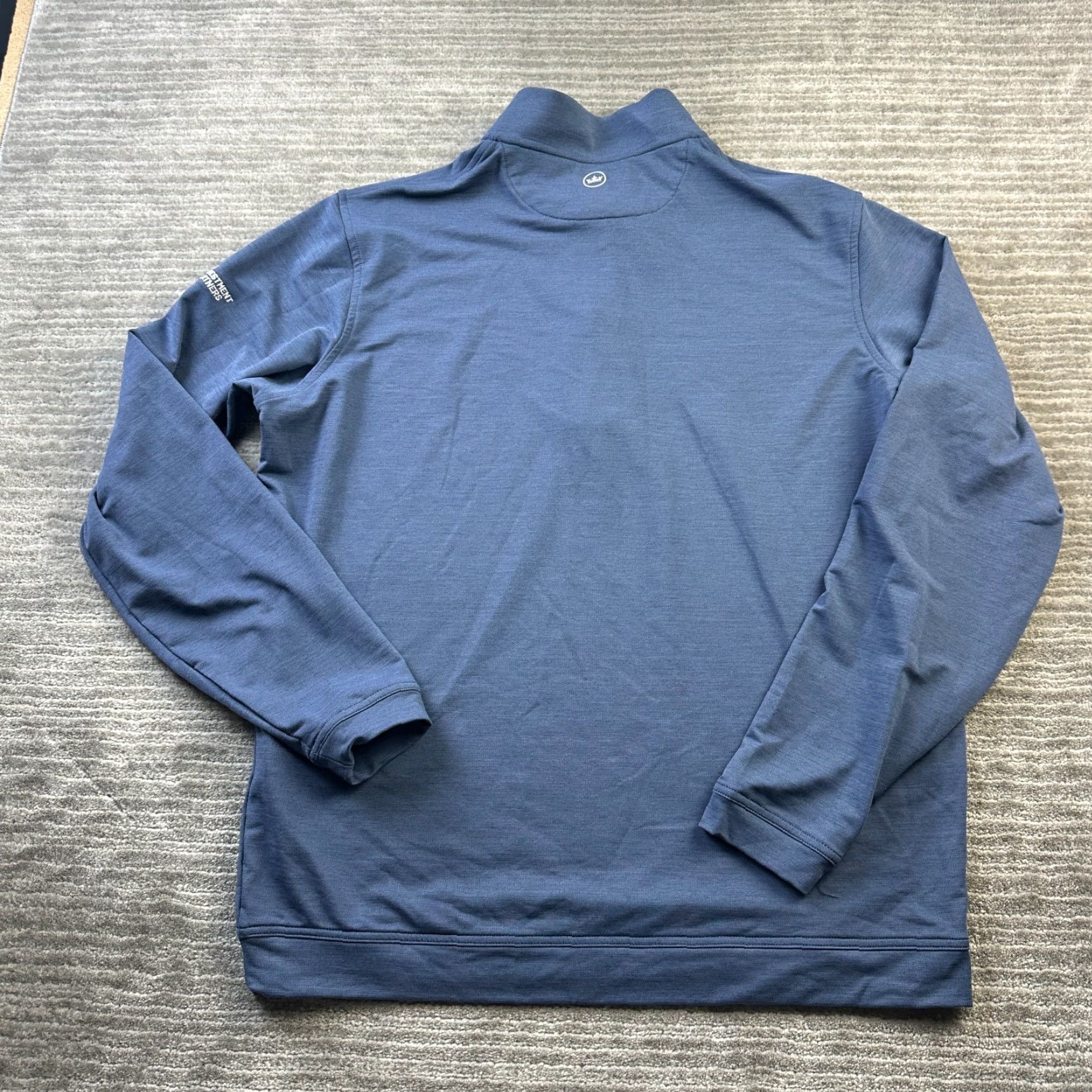 Peter Millar Peter Millar Sweater Mens Large Quarter Zip Crown Performance Baseball Collar Blue Size US L / EU 52-54 / 3 - 2 Thumbnail