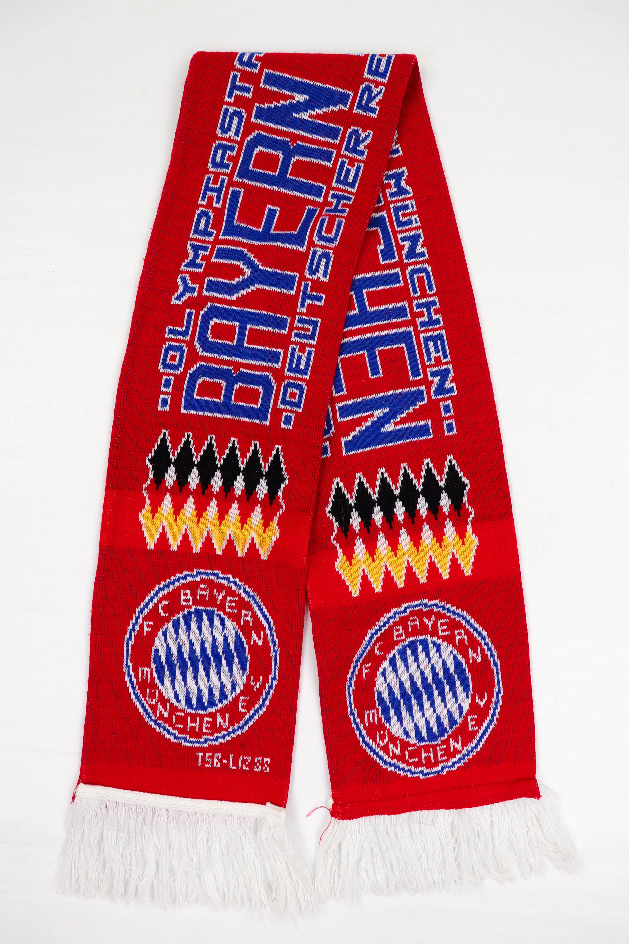 Vintage Bayern Munchen Vintage 90-00s Olympia Stadion Soccer Scarf Size ONE SIZE - 2 Thumbnail
