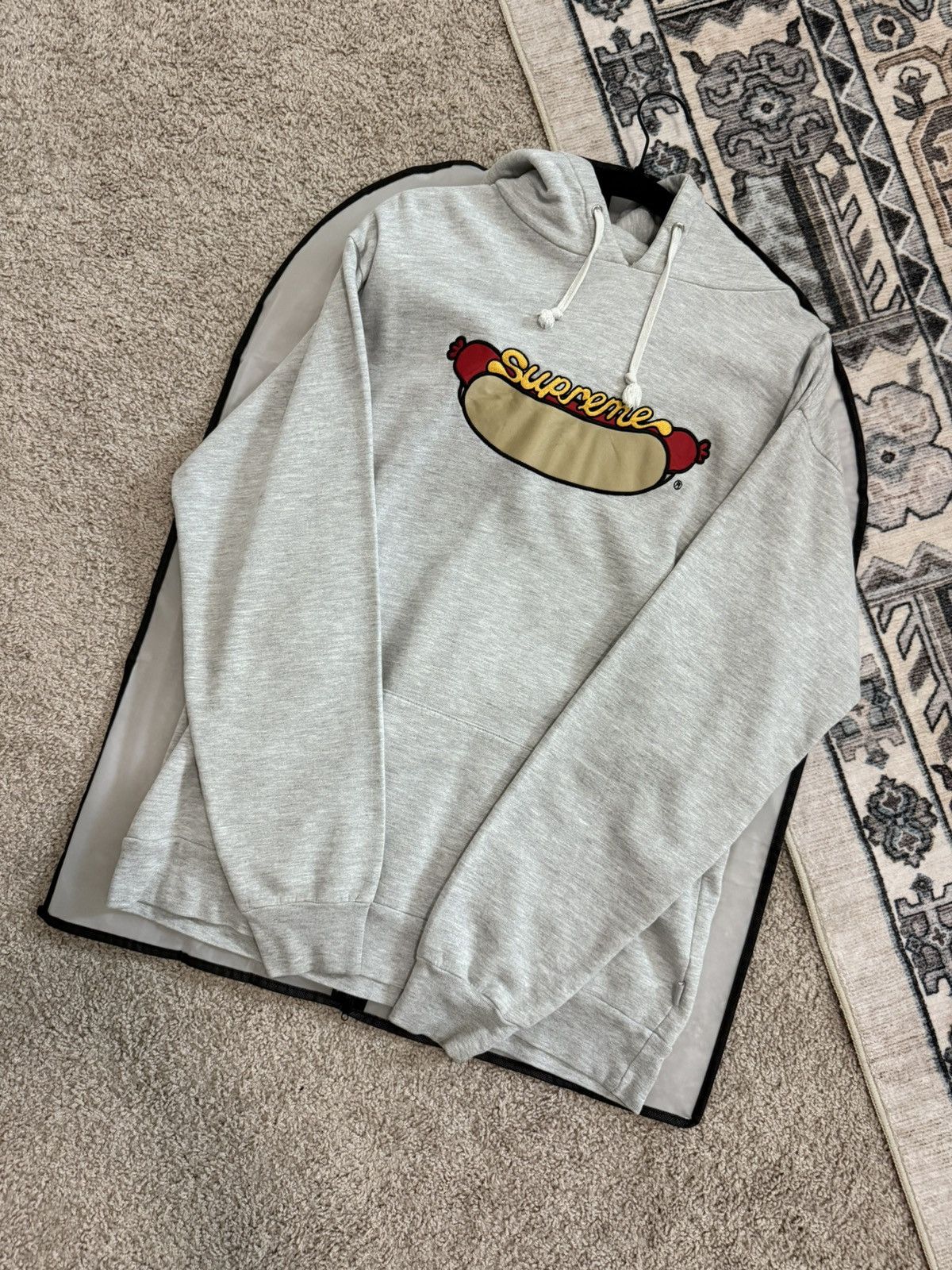 Supreme Supreme hotdog hooded sweatshirt Grailed