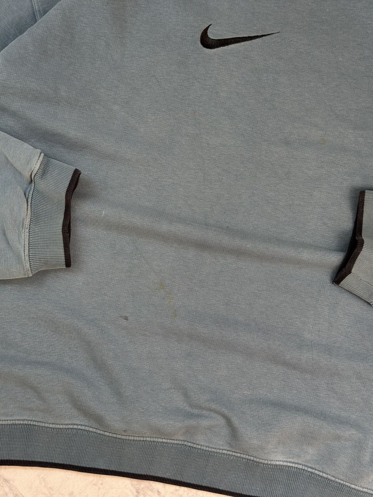 Nike × Vintage NIKE VINTAGE CENTER LOGO OVERSIZE BOXY SWEATSHIRT Size US XL / EU 56 / 4 - 4 Thumbnail