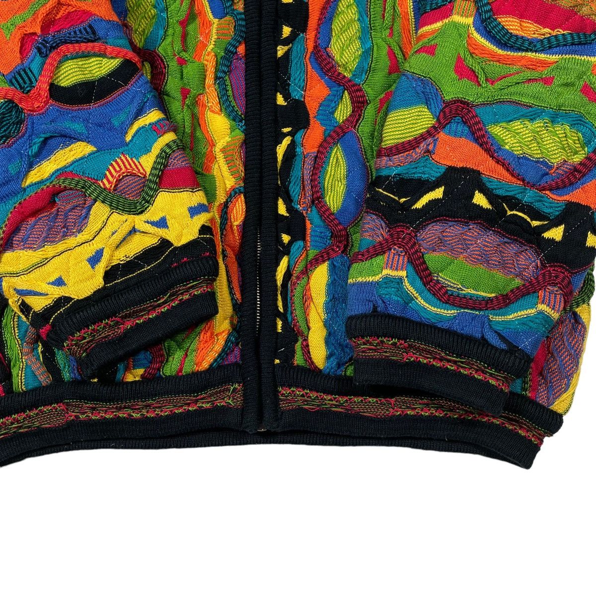 Coogi × Vintage VINTAGE COOGI 90’s ZIPPER KNITWEAR SWEATER Size US M / EU 48-50 / 2 - 9 Thumbnail