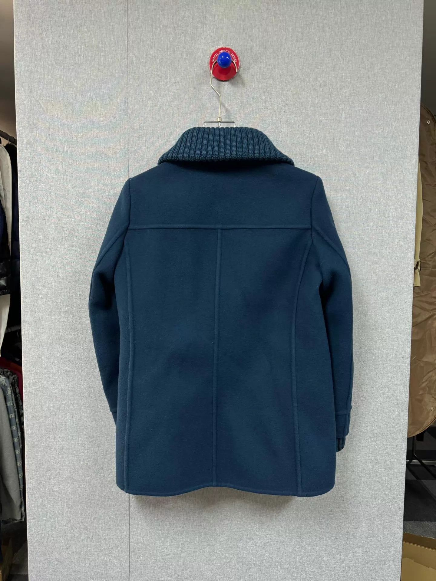 Louis Vuitton LV Vintage Navy 36 Overcoat Excellent Size XS / US 0-2 / IT 36-38 - 2 Thumbnail