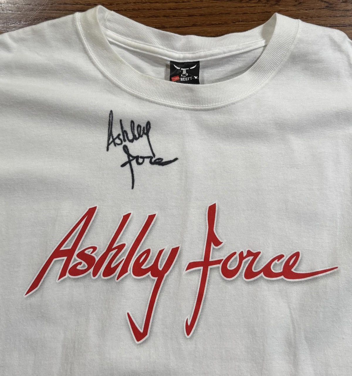 Vintage Ashley Force Next Generation T Shirt (Size XXL) Autographed Size US XXL / EU 58 / 5 - 2 Thumbnail