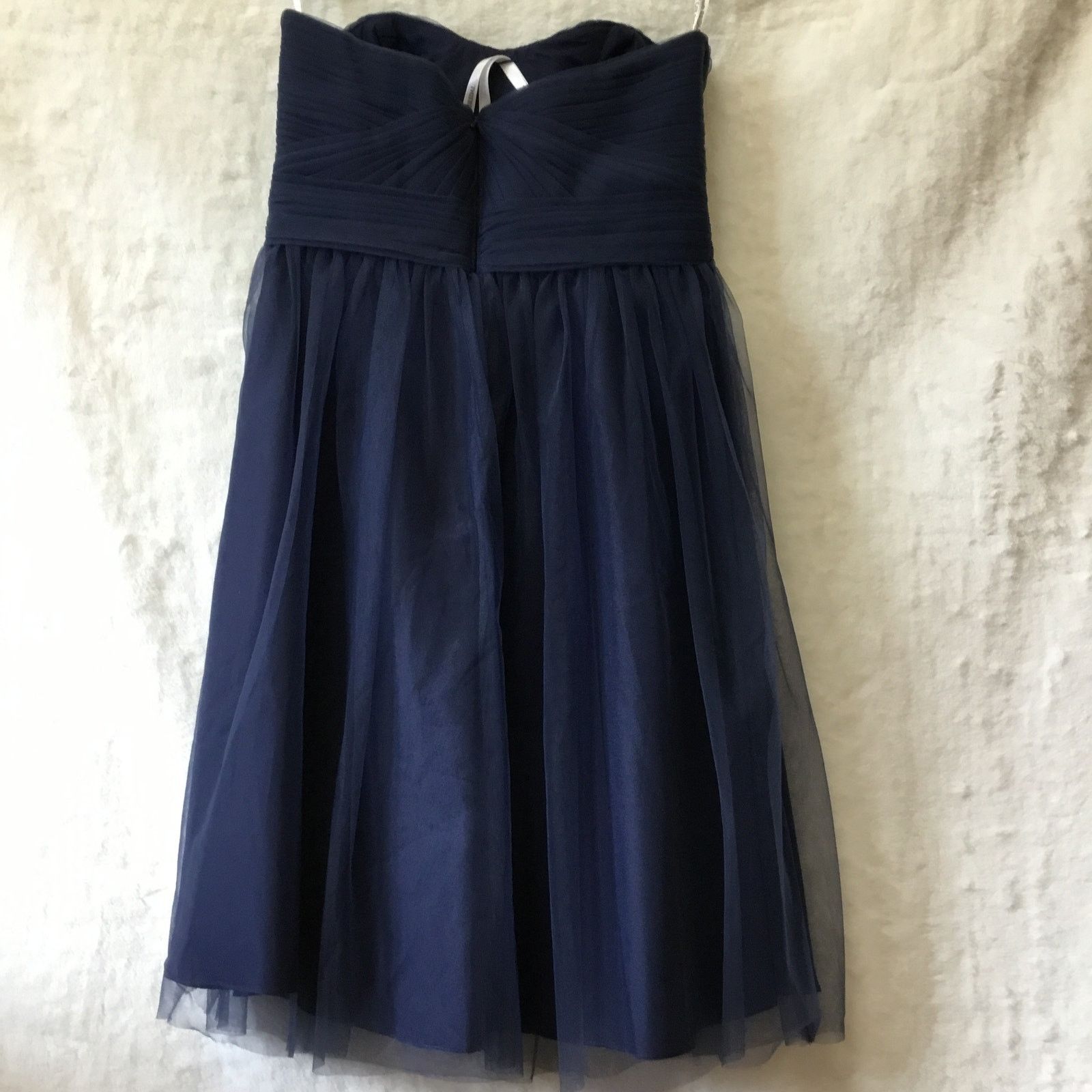 Other David’s Bridal Blue Strapless Tulle Short Dress Size M / US 6-8 / IT 42-44 - 13 Thumbnail