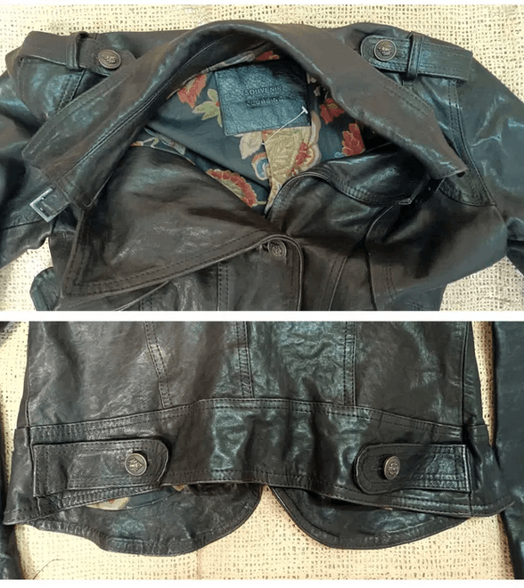 Other Genuine leather womens jacket Sz S / it sz 44 vera pelle Size M / US 6-8 / IT 42-44 - 5 Thumbnail