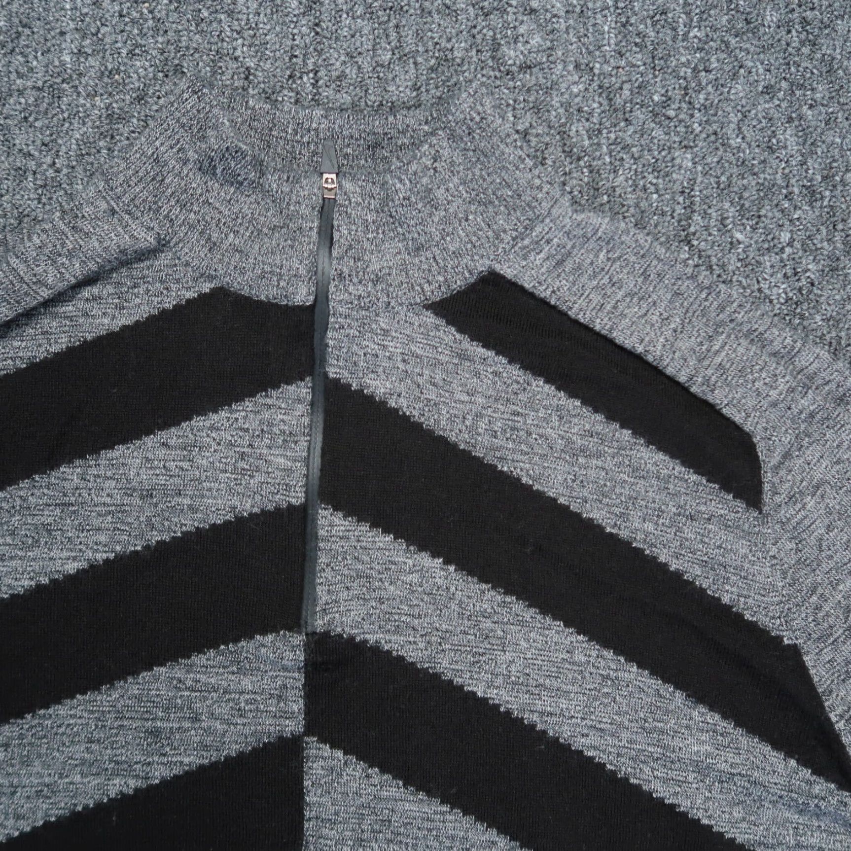 Nike Nike Sweater Mens Extra Large XL Gray Black Wool Golf Tour Performance Pullover Size US XL / EU 56 / 4 - 2 Thumbnail