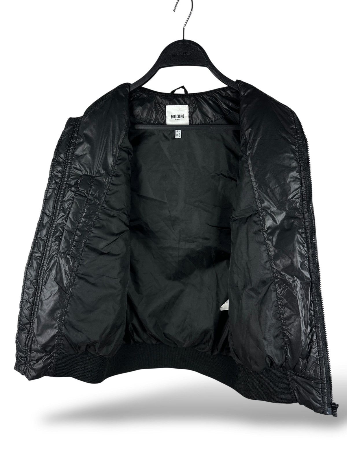 Moschino Moschino Jeans Down Puffer Vest Gilet Cropped Full Black Size US M / EU 48-50 / 2 - 9 Thumbnail