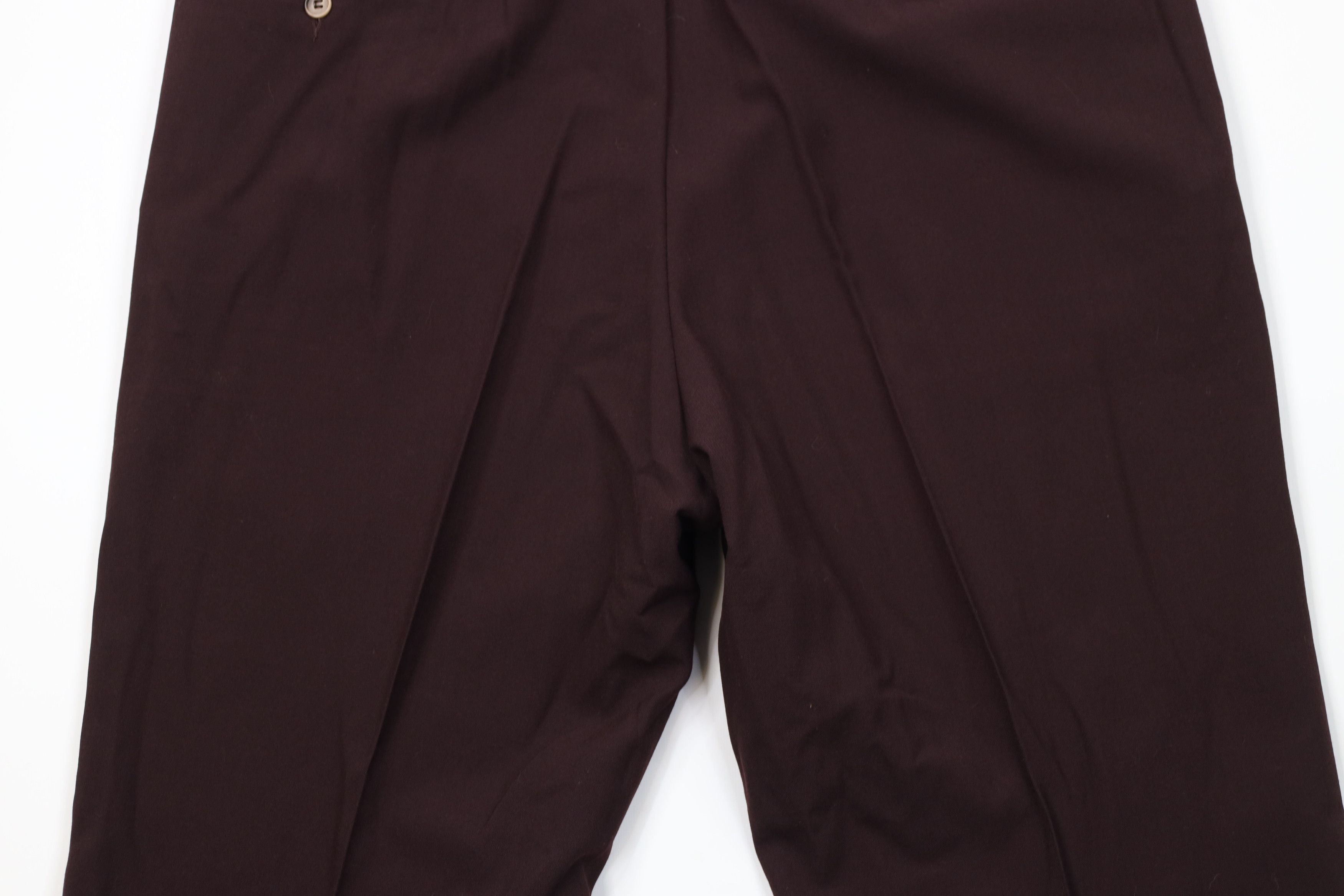 Vintage Vintage 70s Streetwear Gabardine Wide Leg Chino Pants Purple Size US 40 / EU 56 - 12 Thumbnail