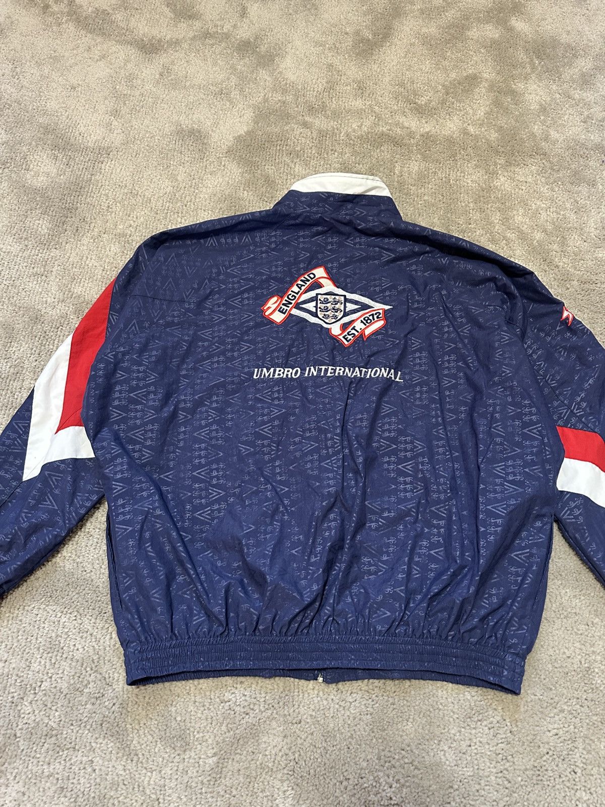 England National Team Football Training Jacket 1990