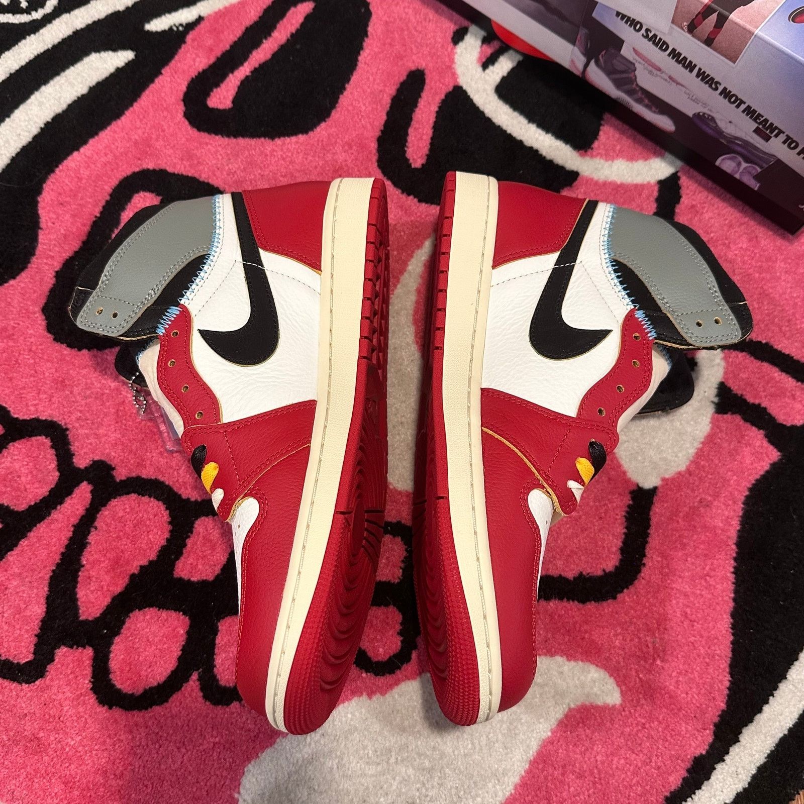 Jordan Brand × Nike Jordan 1 Retro High OG SP Union LA Chicago Shadow Size US 11.5 / EU 44-45 - 3 Thumbnail