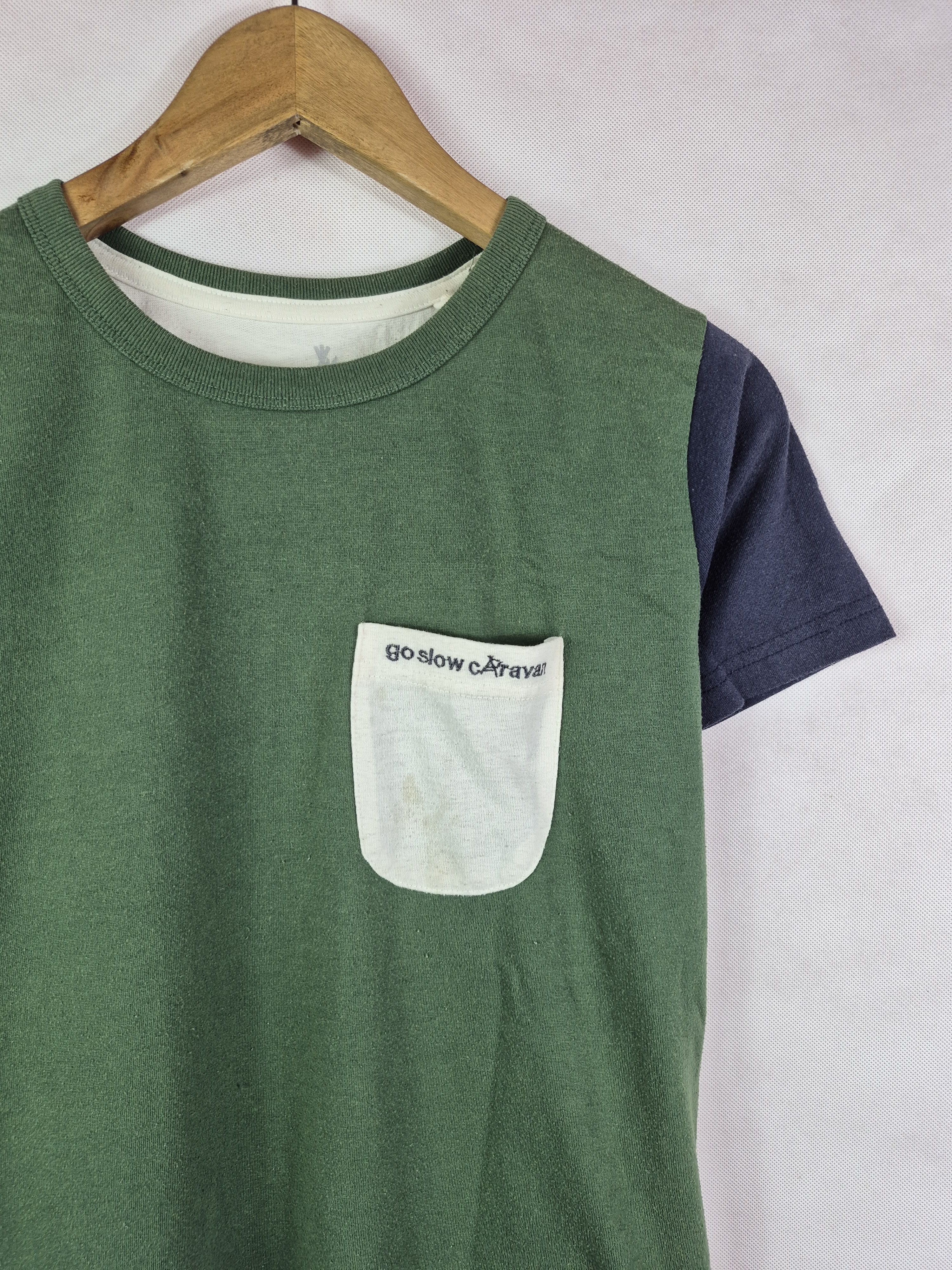 go slow caravan 🔥 Go Slow Caravan Multi Color Pocket Tee Size US S / EU 44-46 / 1 - 2 Thumbnail