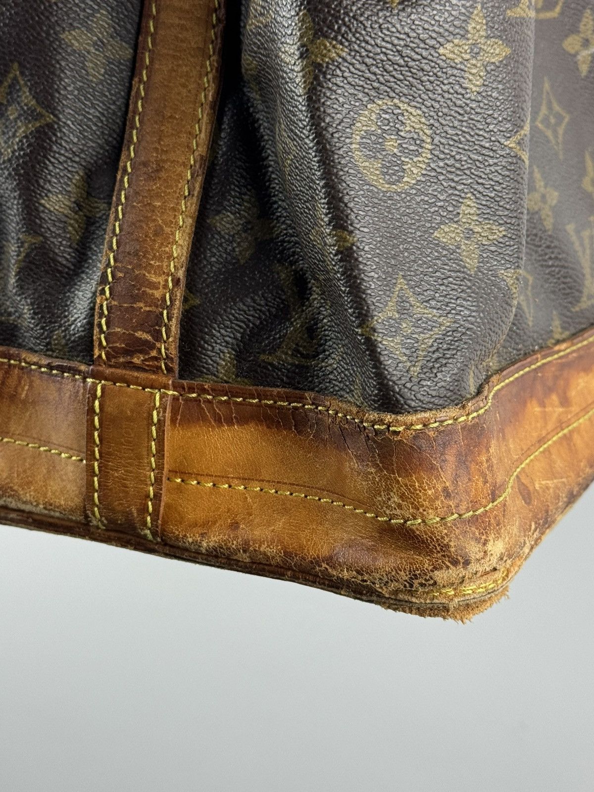 Louis Vuitton Vintage 80s Louis Vuitton Monogram Noe Bucket Bag Authentic Size ONE SIZE - 12 Thumbnail