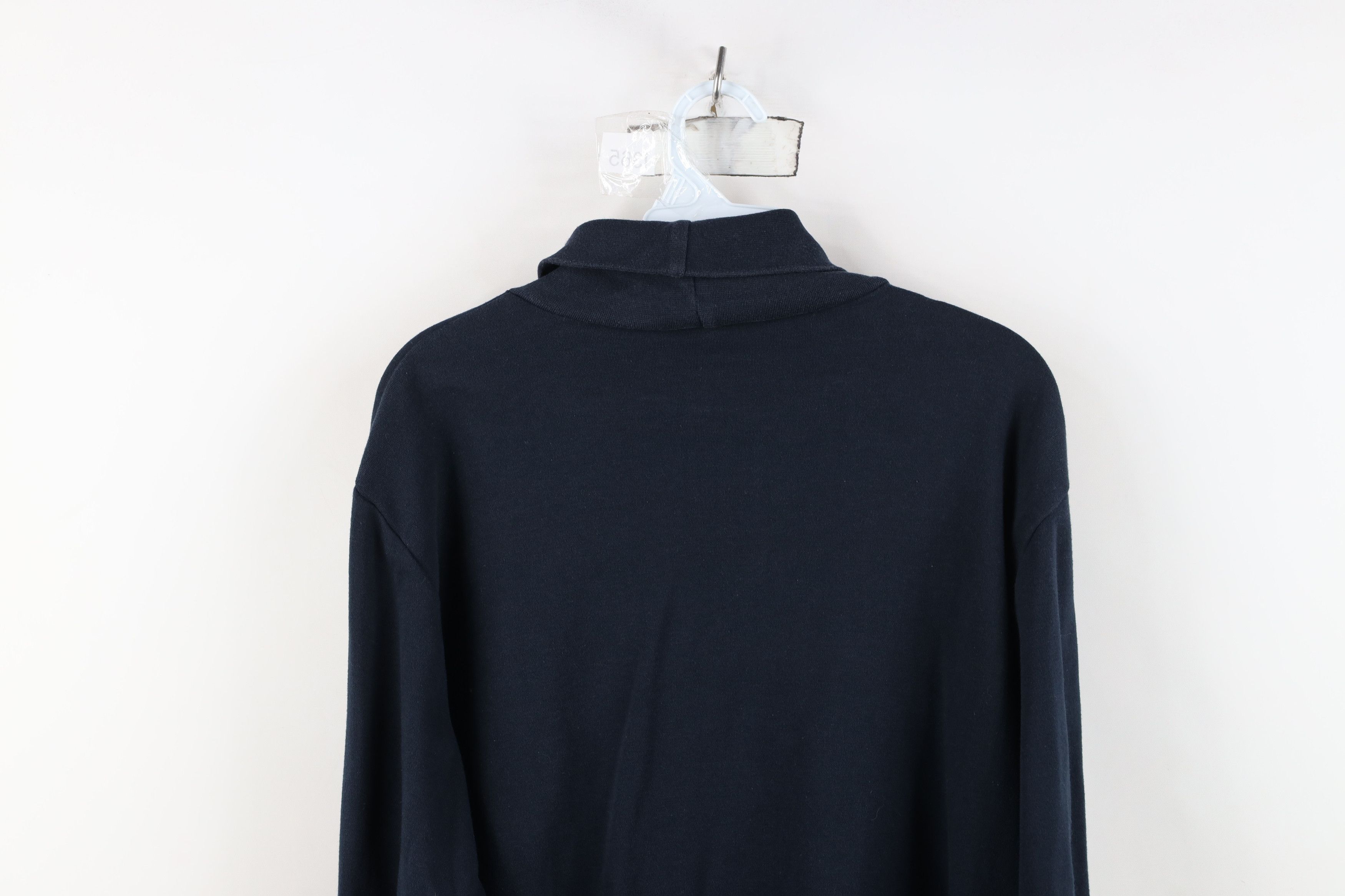 Vintage Vintage 90s Streetwear Blank Long Sleeve Turtleneck T-Shirt Size L / US 10 / IT 46 - 9 Thumbnail