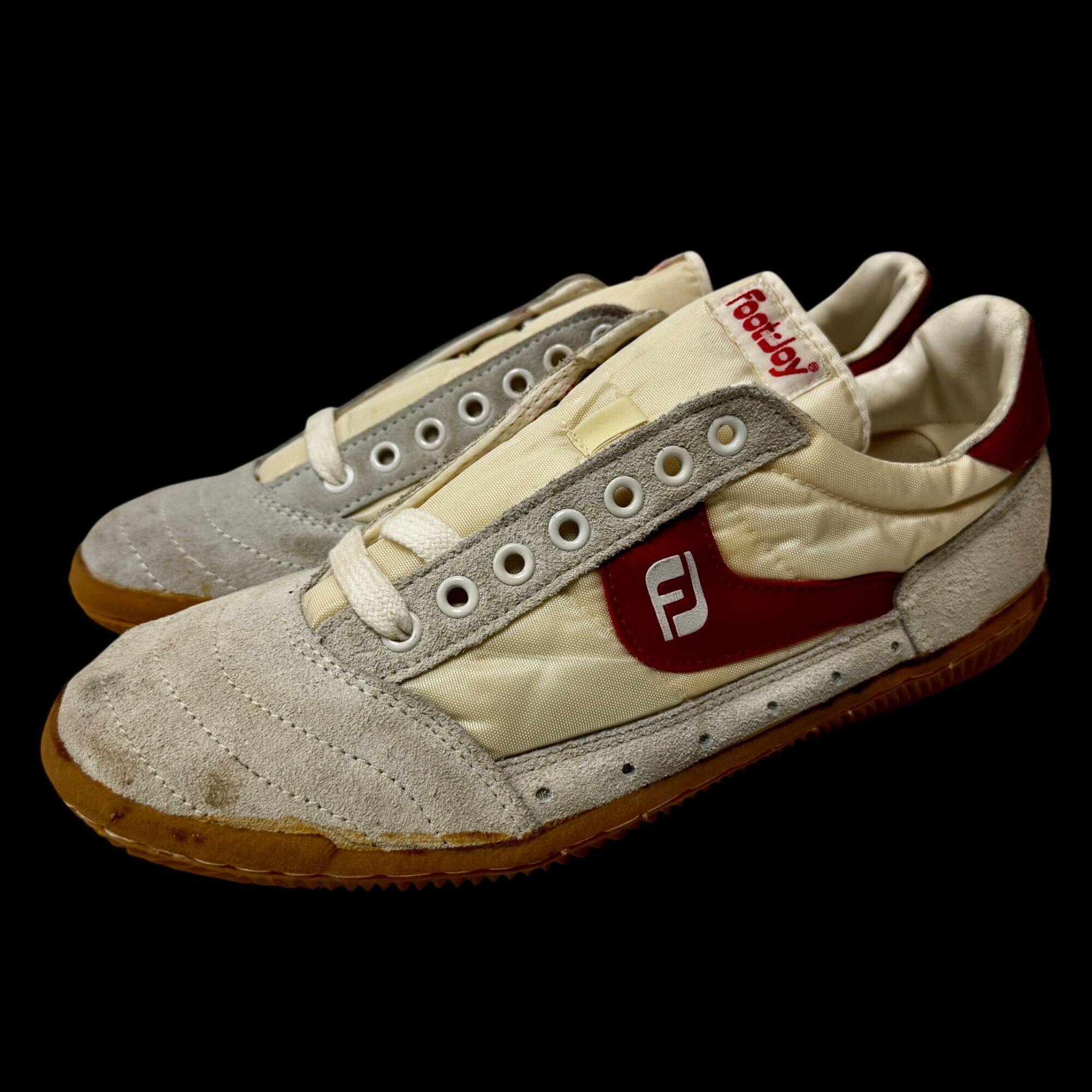 Footjoy NOS Court Sneakers 70’s 80’s Gum Sole Tennis Shoes DEADSTOCK Size US 10.5 / EU 43-44 - 15 Thumbnail