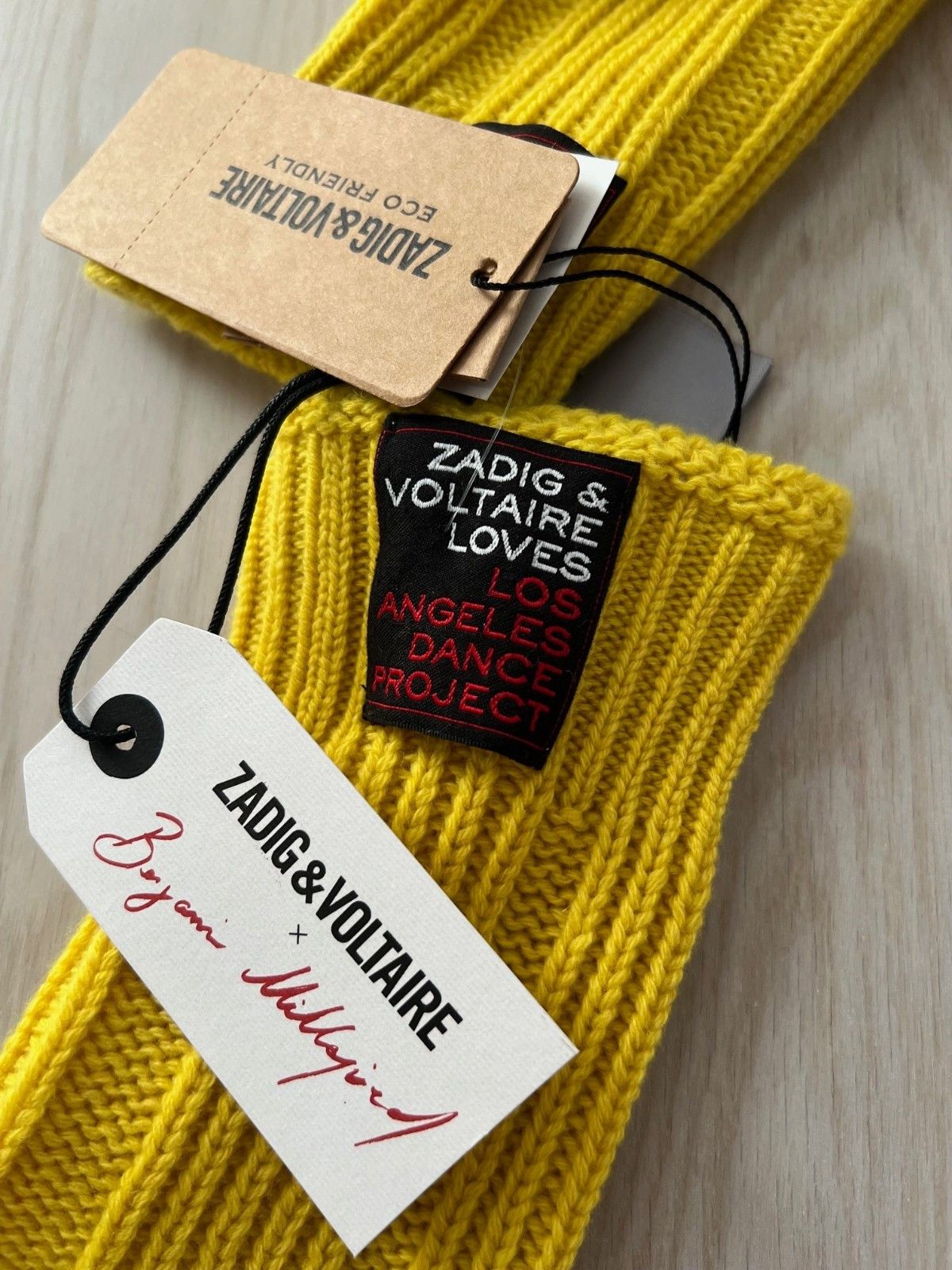 Zadig & Voltaire Zadig & Voltaire Los Angeles Dance Project Knit Leg Warmers Size ONE SIZE - 3 Thumbnail