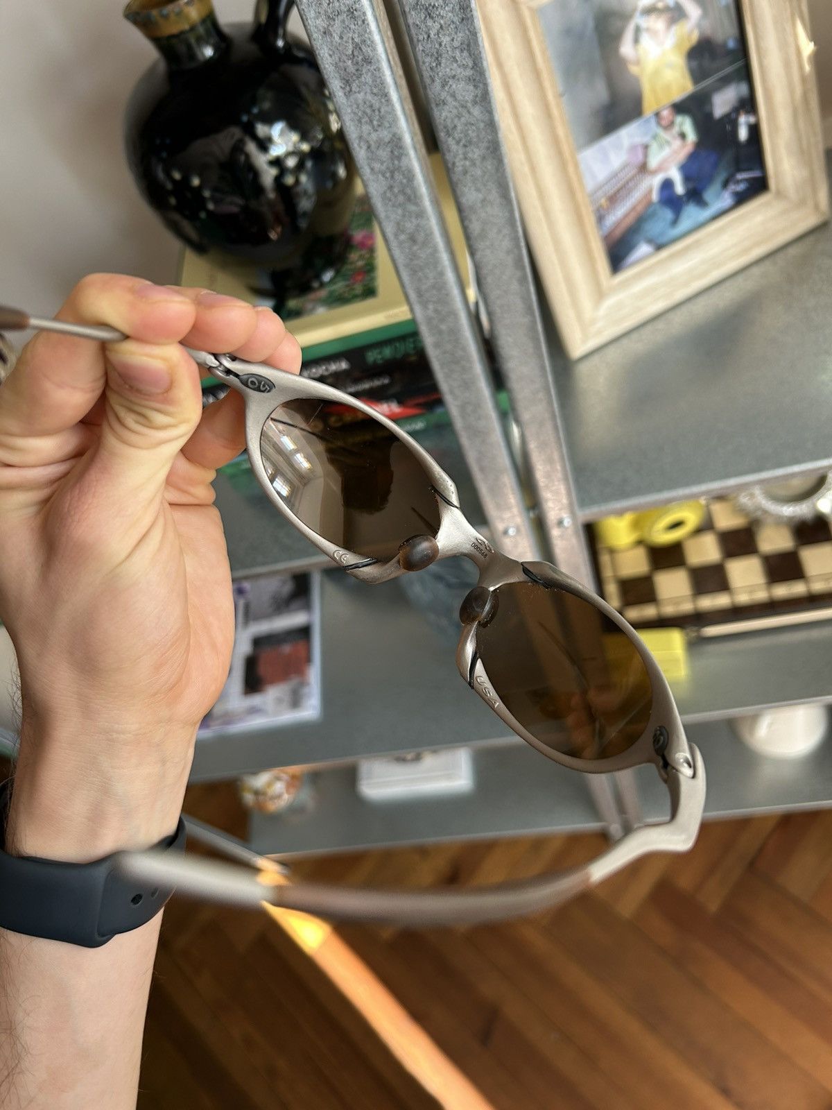 Oakley Vintage Oakley Romeo X Metal 90s Ultra Rare Archive Designer Size ONE SIZE - 3 Thumbnail