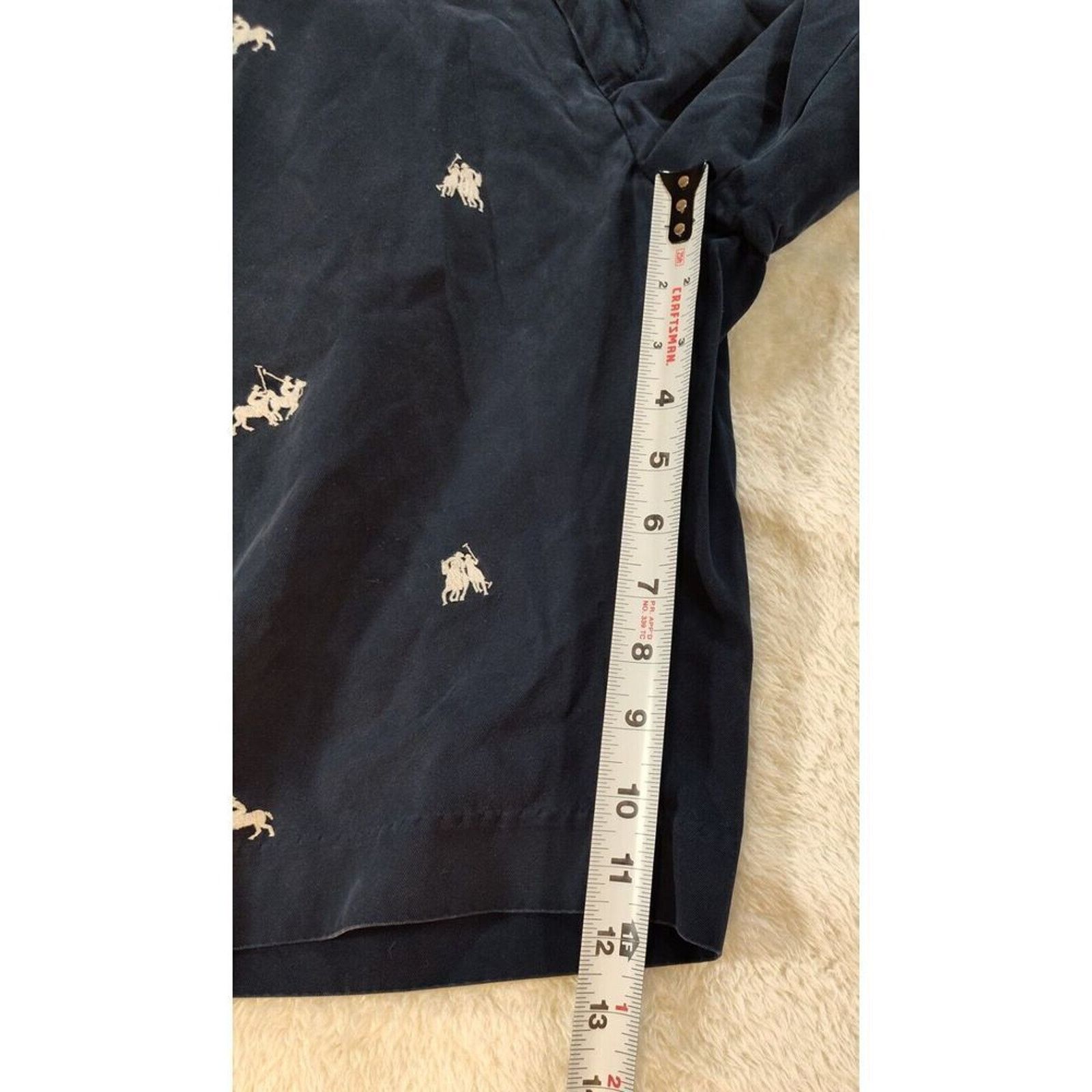 Polo Ralph Lauren VTG Polo Ralph Lauren Blue All Over Print Shorts Mens 30 Size US 30 / EU 46 - 7 Thumbnail