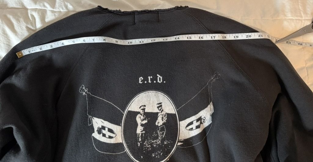 Enfants Riches Deprimes Architettura Di Mussolini Lined Raglan Sweatshirt Size US L / EU 52-54 / 3 - 7 Thumbnail