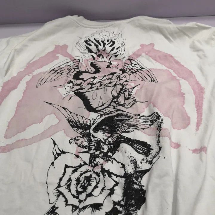 Givenchy Givenchy Givenchy Gothic Print Loose Short Sleeve TShirt - Size US M / EU 48-50 / 2 - 1 Thumbnail