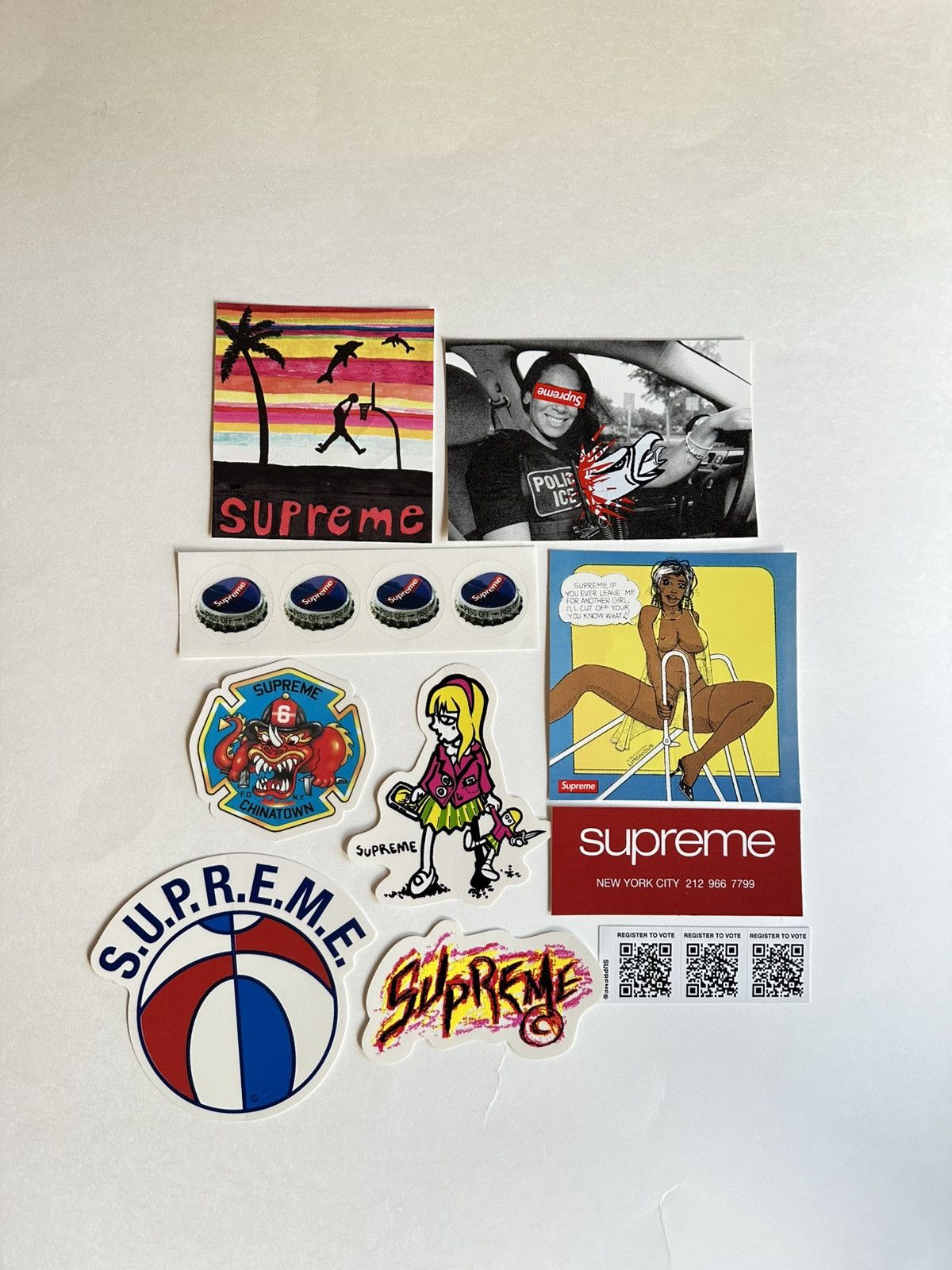 Supreme 10x Supreme Stickers Lot Size ONE SIZE - 1 Preview