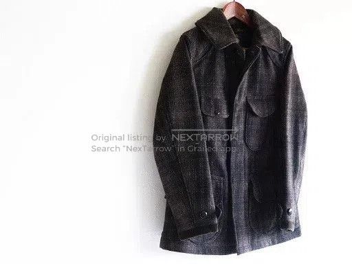 Freewheelers heavy wool check jacket with pockets. Size US M / EU 48-50 / 2 - 2 Thumbnail