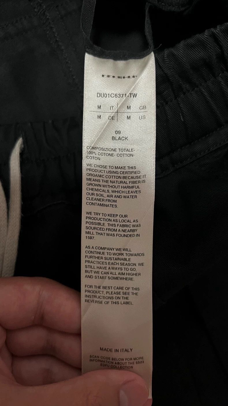 Rick Owens Rick Owens size m Stiff cotton double-loop cropped pants Size US 28 / EU 44 - 4 Thumbnail