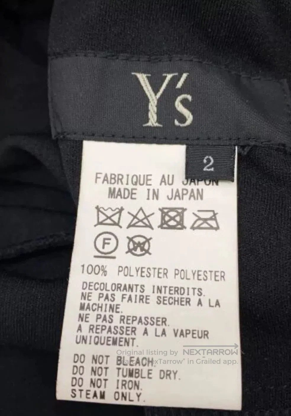 Yohji Yamamoto Y's Yohji Yamamoto 23 AW Layered Zip Jacket. Size US M / EU 48-50 / 2 - 4 Thumbnail