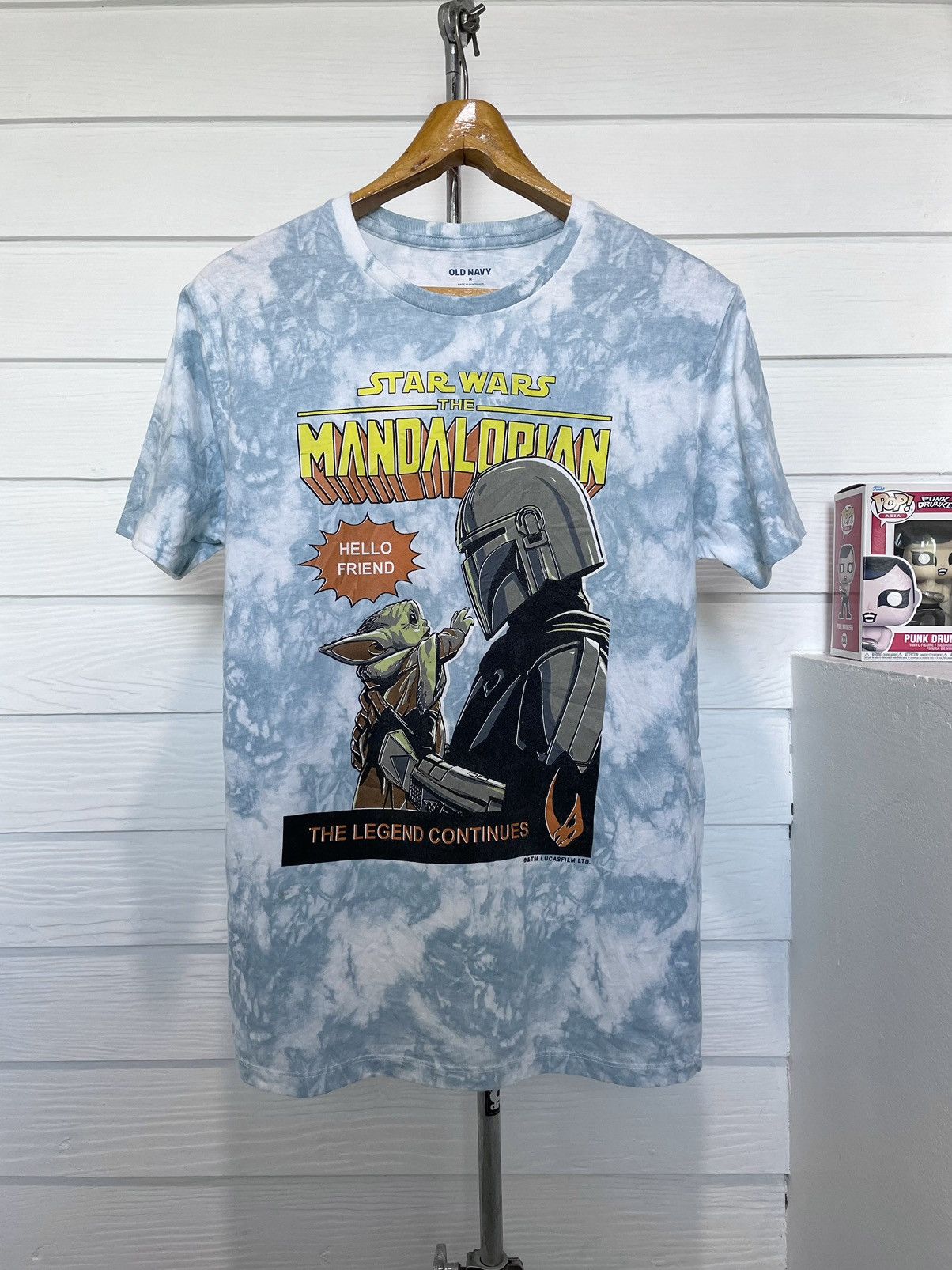 Star Wars STAR WARS THE MANDALORIAN GROGU BABY YODA TIE DYE (2021) Size US M / EU 48-50 / 2 - 1 Thumbnail