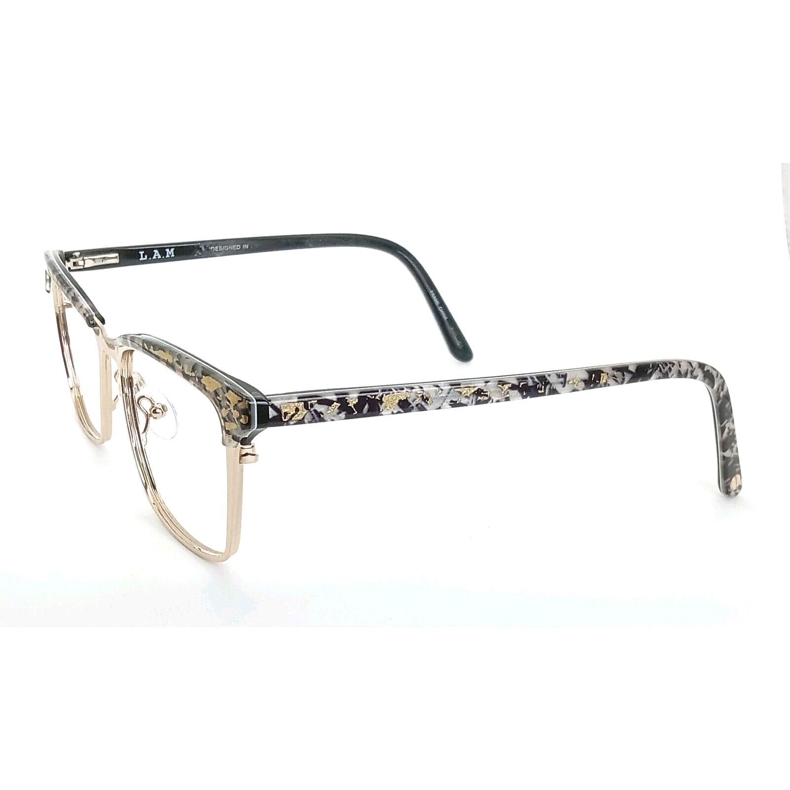 L.A.M.B. L.A.M.B. LAUF 085 B:40 BLACK GOLD EYEGLASSES FRAMES Size ONE SIZE - 2 Thumbnail