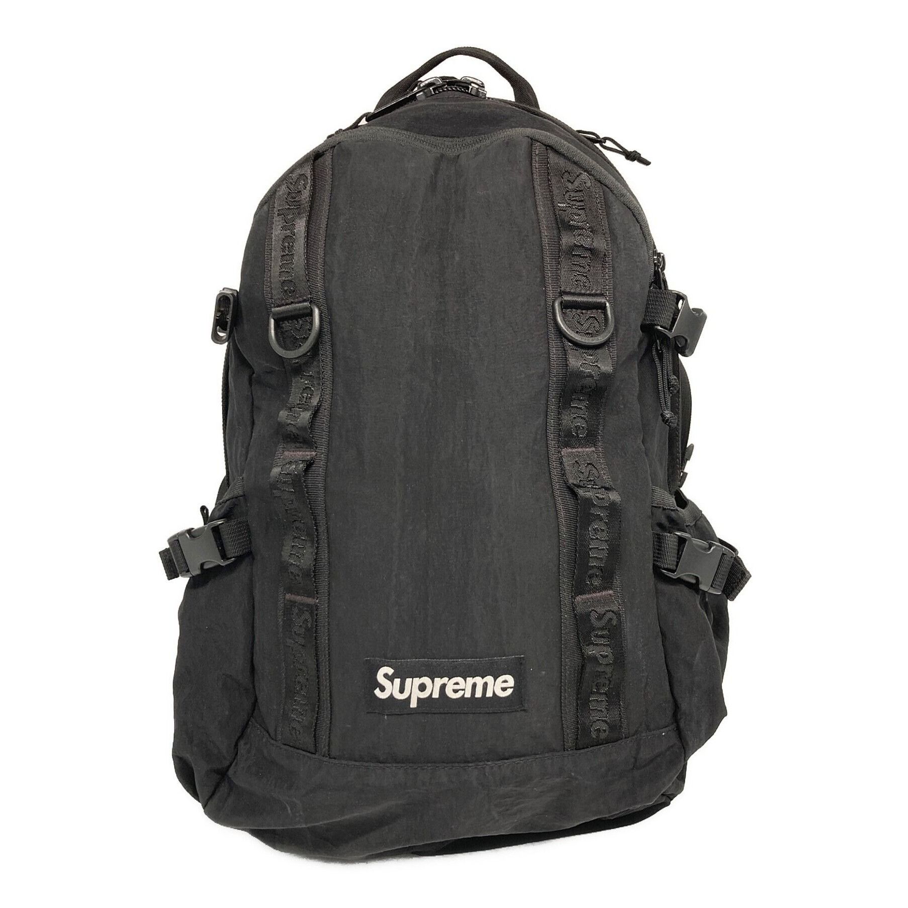 Supreme Canvas Backpack BLACK シュプリーム Buy Supreme Canvas Backpack 'Black' - FW21B25 BLACK | GOAT