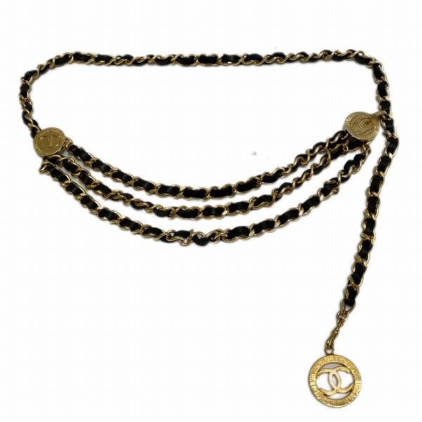 Chanel Chanel Chanel Coco Mark Chain Belt Belt Metal Belt DUTY FREE for USA Size ONE SIZE - 1 Thumbnail