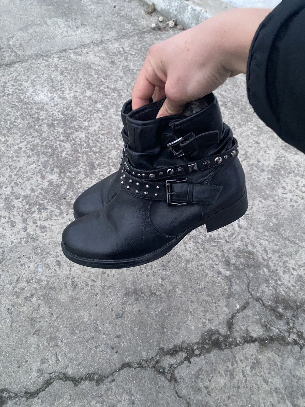 A.S.98 Vintage AS98 Buckle Biker Boots Rick Owens Style Airstep Y2K Size US 8 / IT 38 - 5 Thumbnail