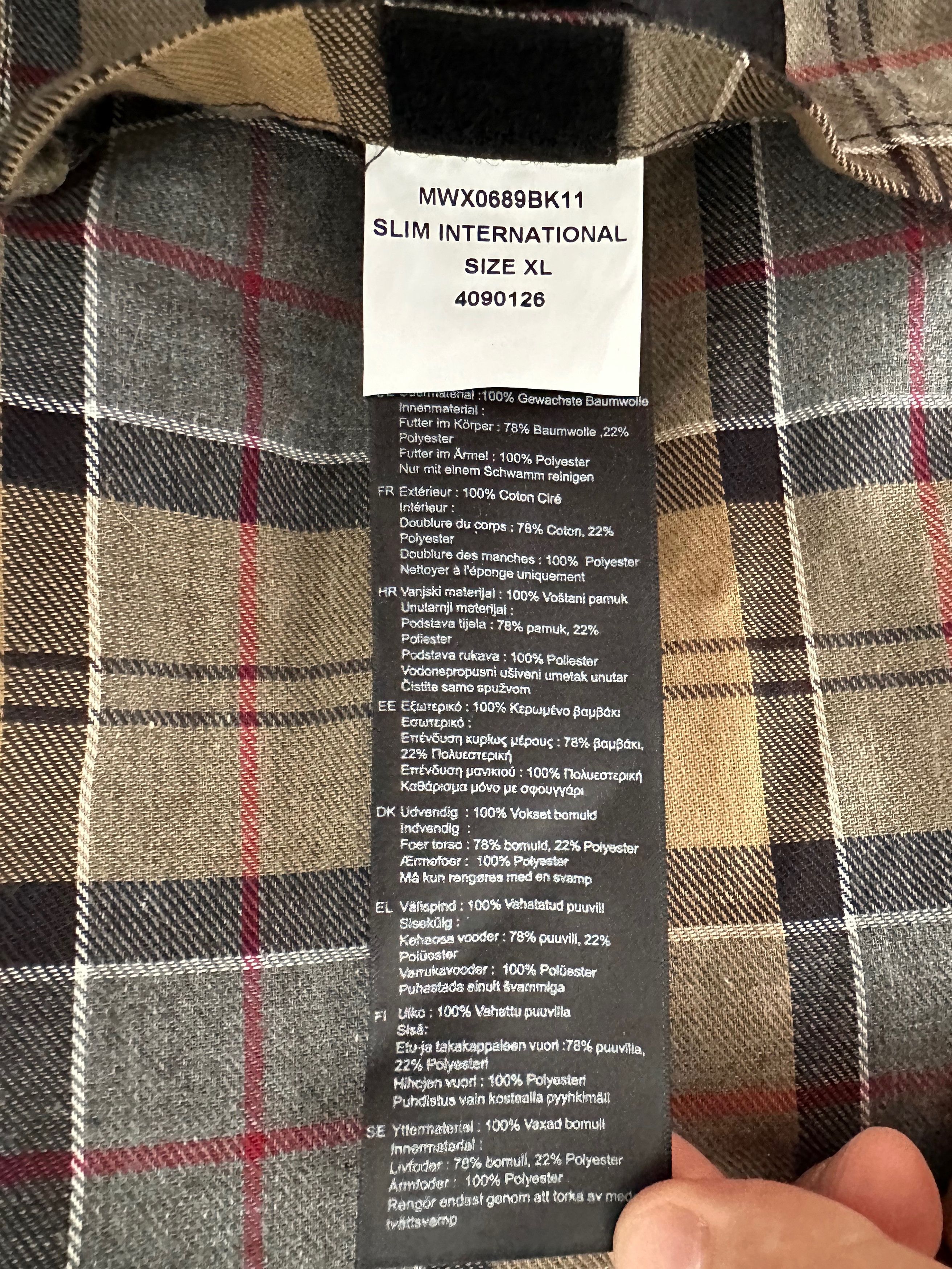 Barbour Barbour International Slim waxed belted Steve McQueen jacket Size US L / EU 52-54 / 3 - 11 Thumbnail