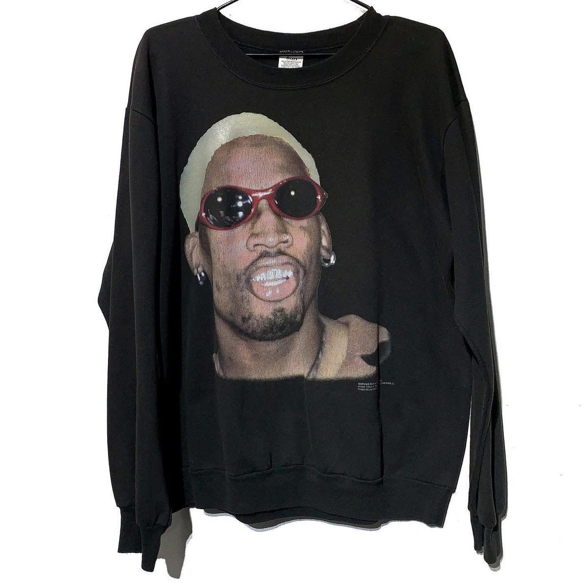 Rap Tees Vintage 1996 Dennis Rodman Balenciaga Vetements Big Print Size US L / EU 52-54 / 3 - 1 Thumbnail