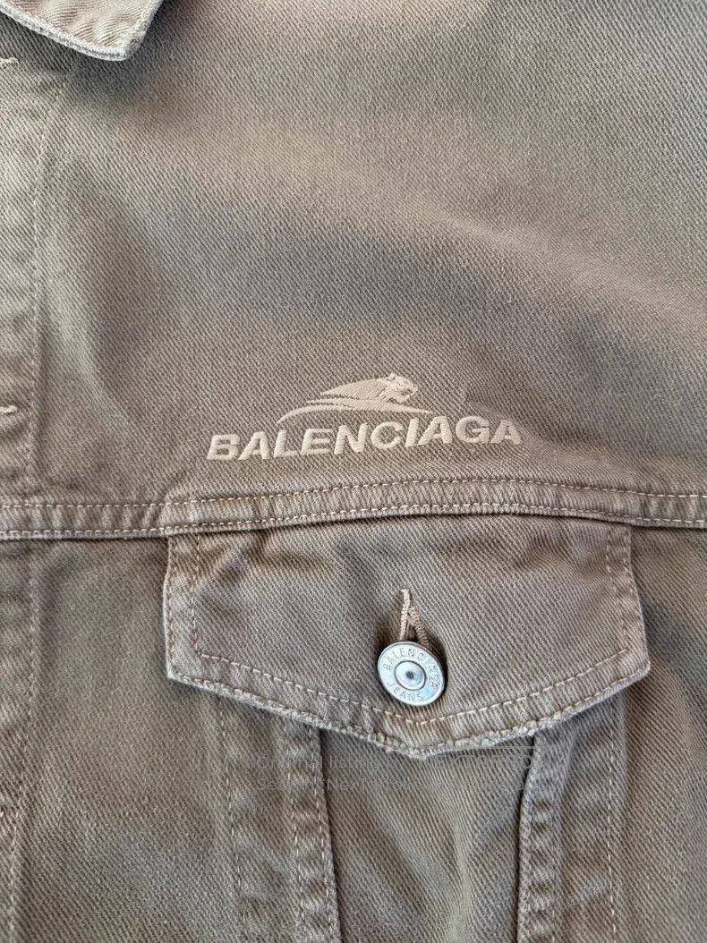 Balenciaga Balenciaga Denim Jacket Size US XS / EU 42 / 0 - 3 Thumbnail