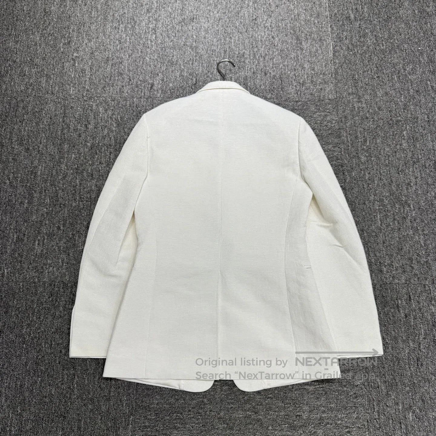 Dries Van Noten White Single-Button Light Jacket Blazer. Size US M / EU 48-50 / 2 - 5 Thumbnail