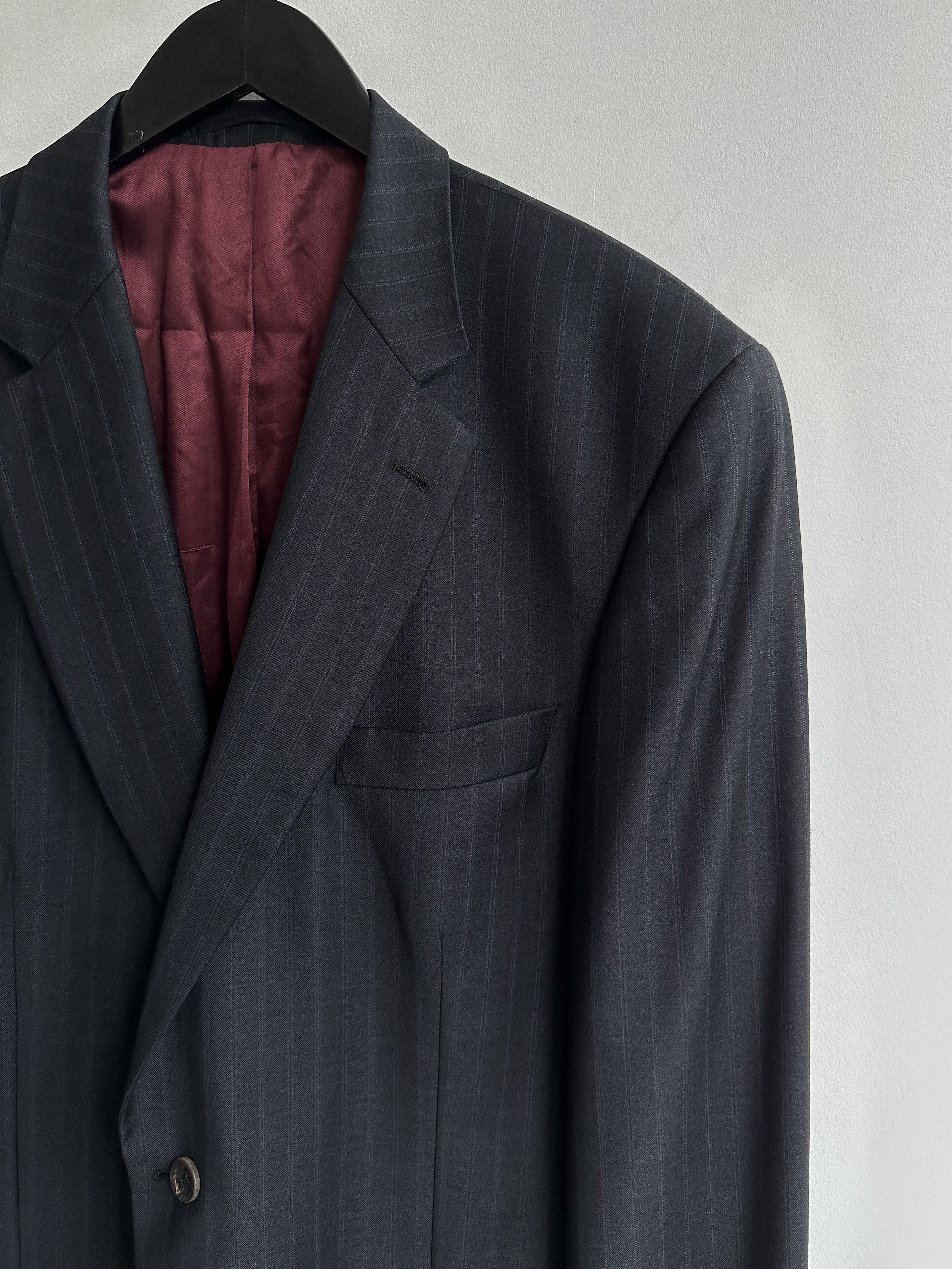 Ermenegildo Zegna Ermenegildo Zegna Black Wool Blazer Size 48R - 7 Thumbnail