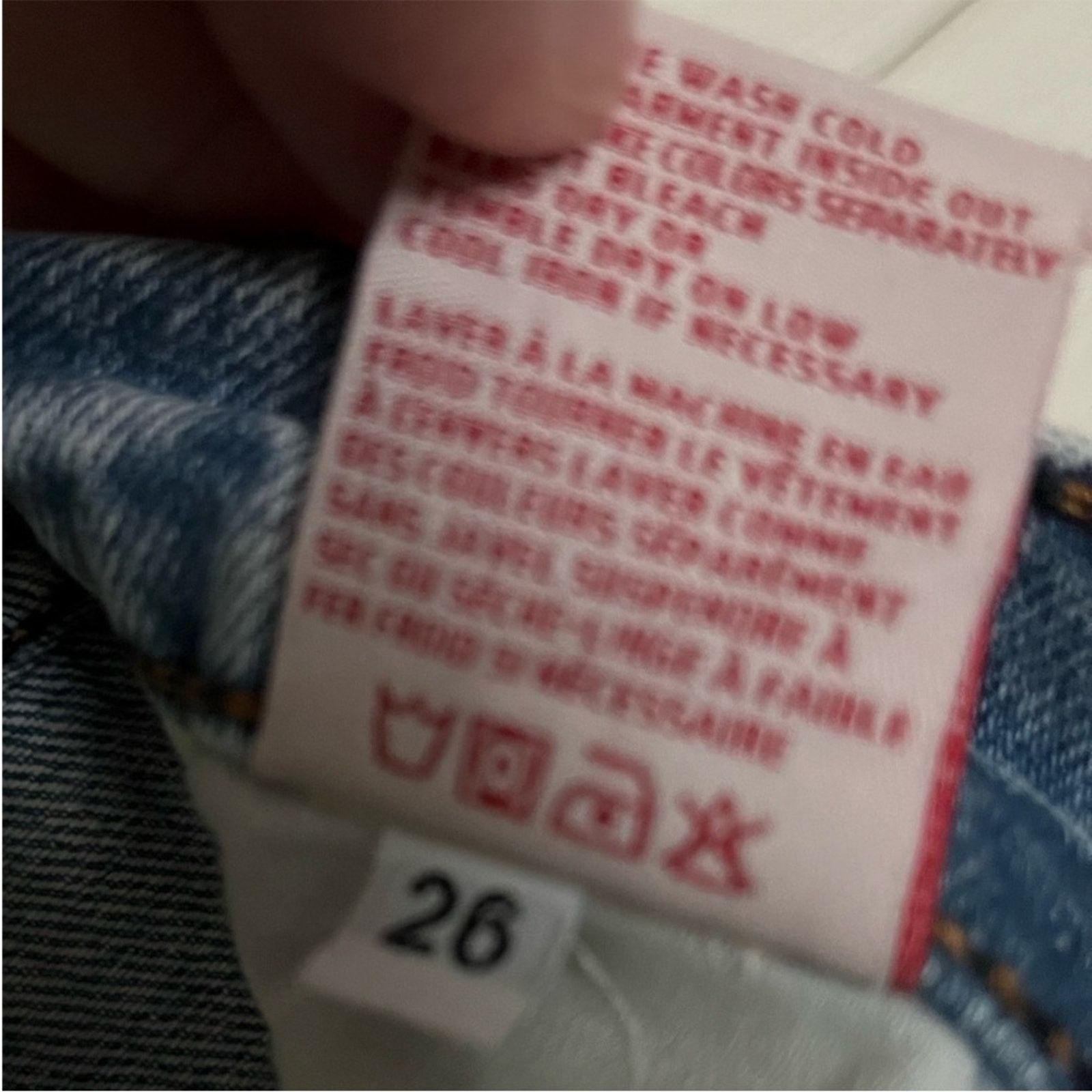 Other × Vintage NWT REVICE Denim Super 80s Jeans Jagger Wash Distressed Mom Size 26" / US 2 / IT 38 - 8 Thumbnail