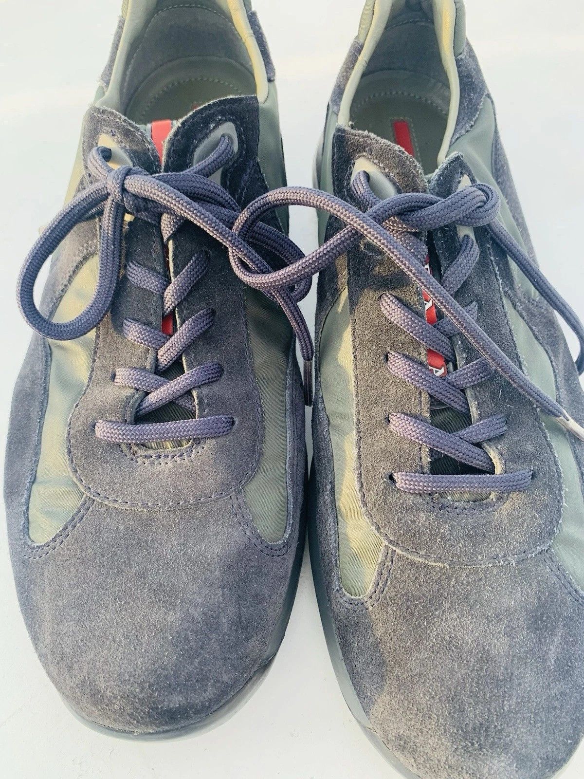 Prada Prada America's Cup Navy Blue Leather 9.5 Suede Size US 9.5 / EU 42-43 - 6 Thumbnail