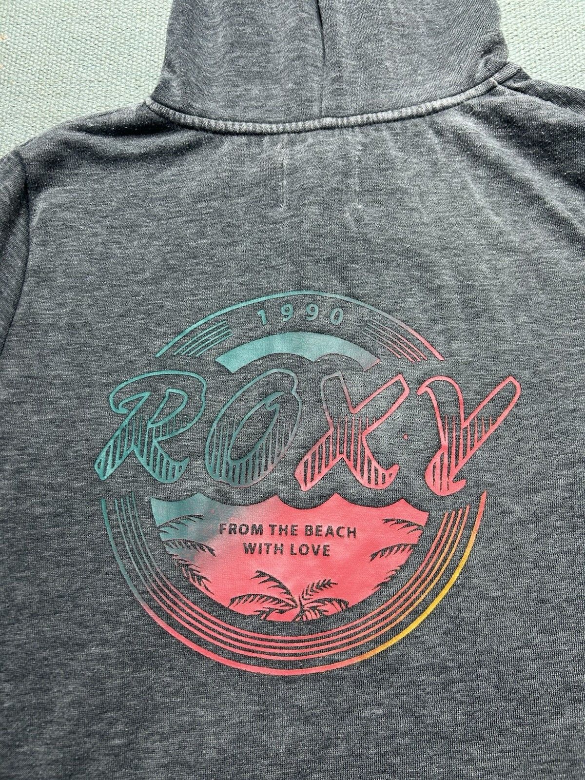 Vintage Roxy surf hoodie zip quiksilver billabong beach women’s XL Size XL / US 12-14 / IT 48-50 - 2 Thumbnail