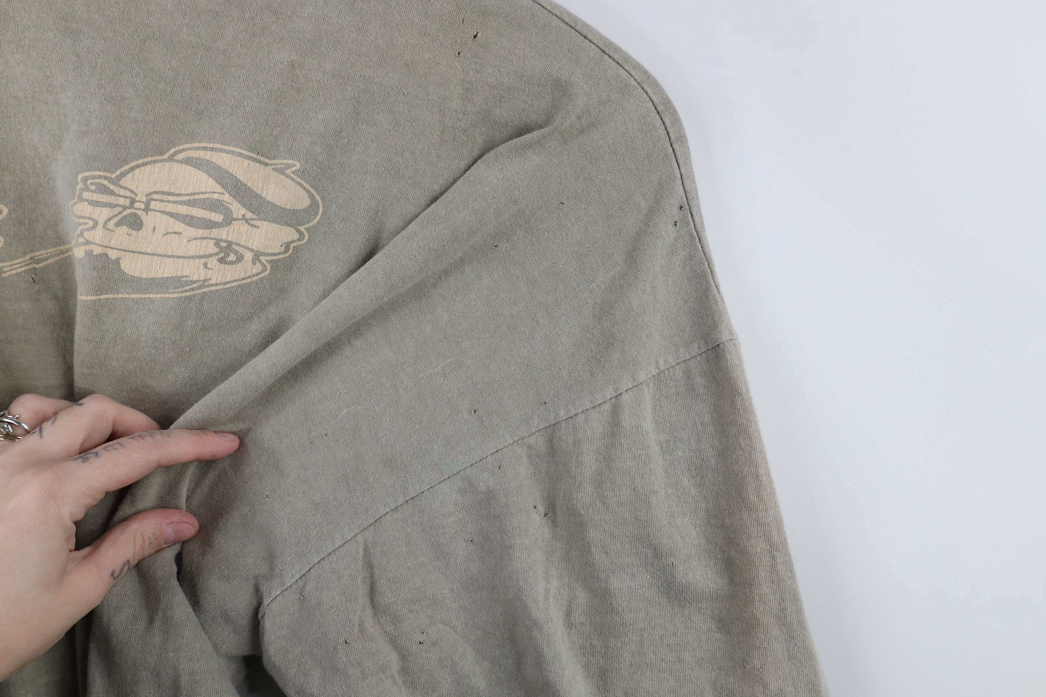 Vintage Vintage 90s Streetwear Detroit Ghetto Rags T-Shirt USA Size US XL / EU 56 / 4 - 10 Thumbnail