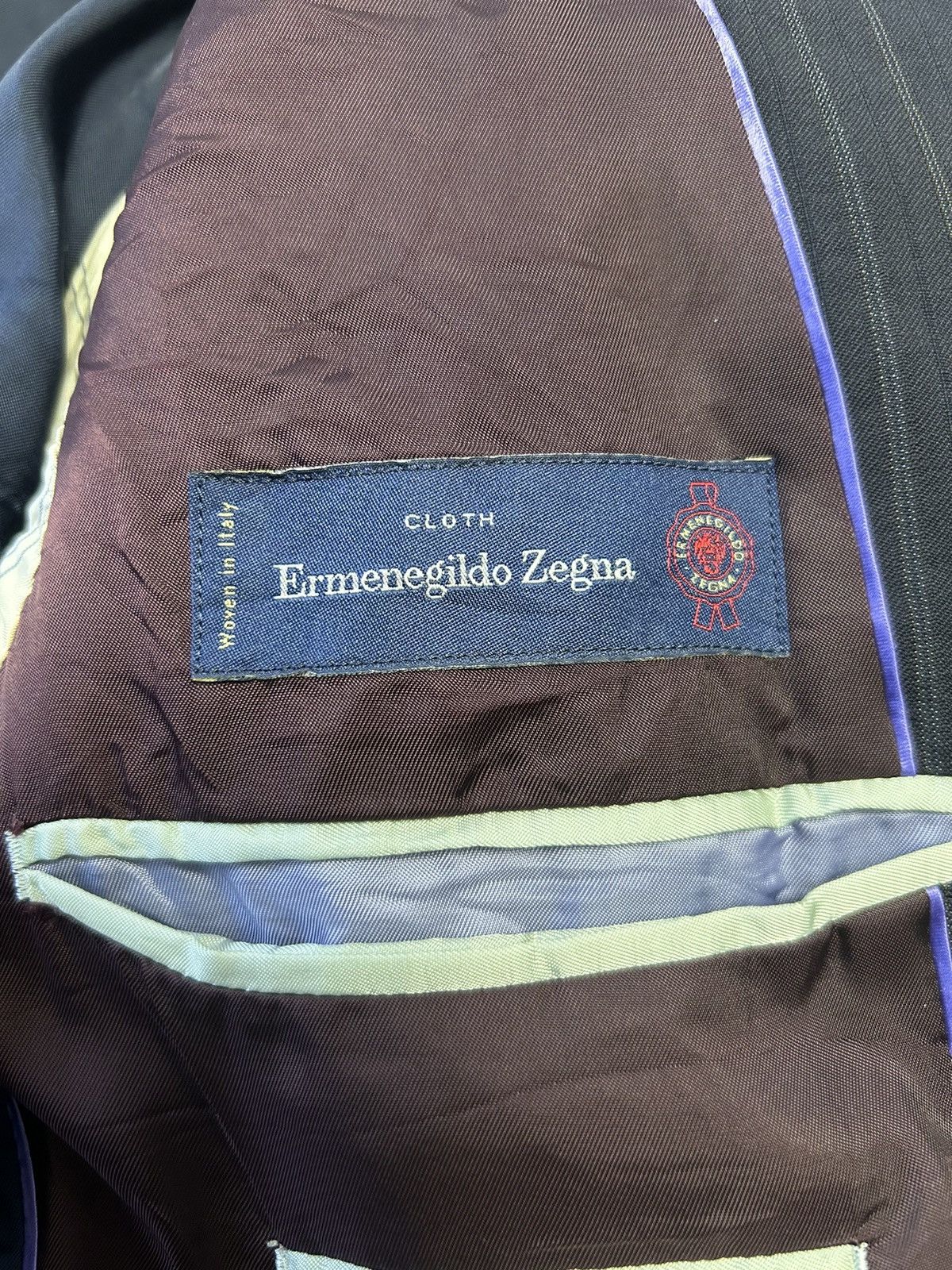Designer × Ermenegildo Zegna × Paul Smith PAUL SMITH X ERMENEGILDO ZEGNA STRIPED BLAZER Size 38R - 5 Thumbnail