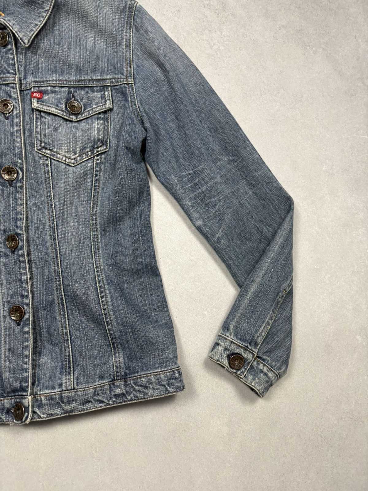 Miss Sixty Vintage 2000s Miss Sixty Y2K Denim Slim Jacket Brink Style S Size S / US 4 / IT 40 - 3 Thumbnail