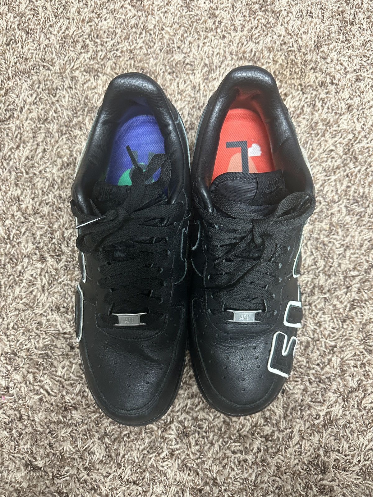 Cactus Plant Flea Market × Nike CPFM Air Force 1 Black 2020 Size 10 Size US 10 / EU 43 - 3 Thumbnail