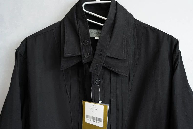 Yohji Yamamoto Yohji Yamamoto 22AW oversized bow tie show shirt-2505 Size US L / EU 52-54 / 3 - 3 Thumbnail