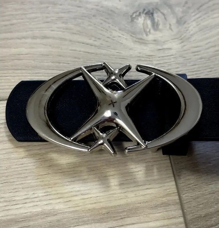 Japanese Brand Black Triple Star Belt Size ONE SIZE - 4 Thumbnail