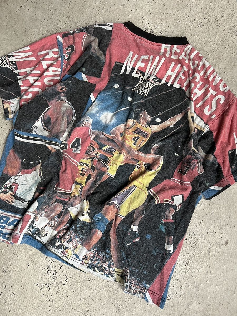 NBA Graphic NBA Draft verprint 90s T Shirt Y2K Streetwear Size US XL / EU 56 / 4 - 8 Thumbnail