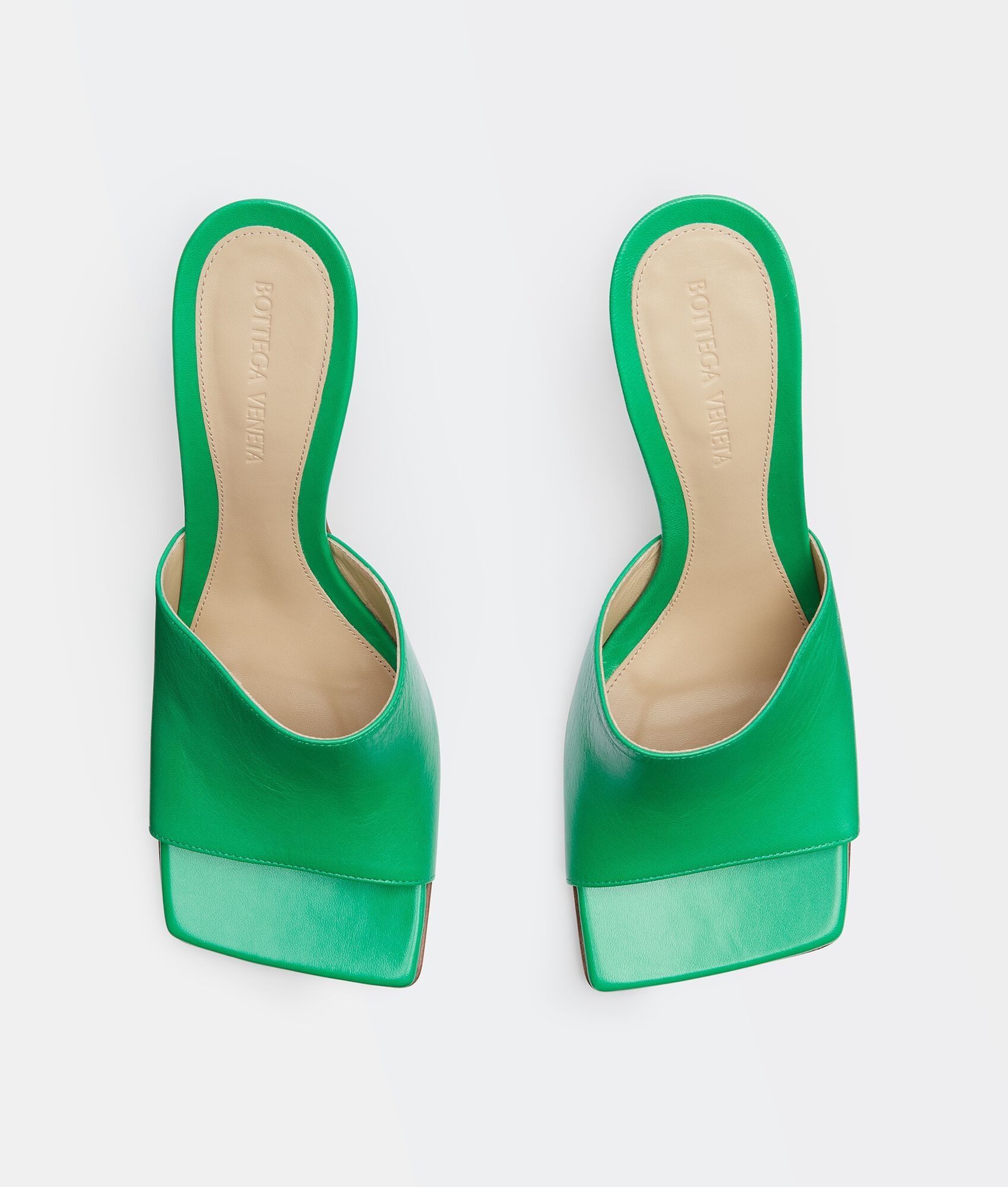 Bottega Veneta o1bcso1str0425 Stretch Mules in Grass Size US 8 / IT 38 - 4 Thumbnail