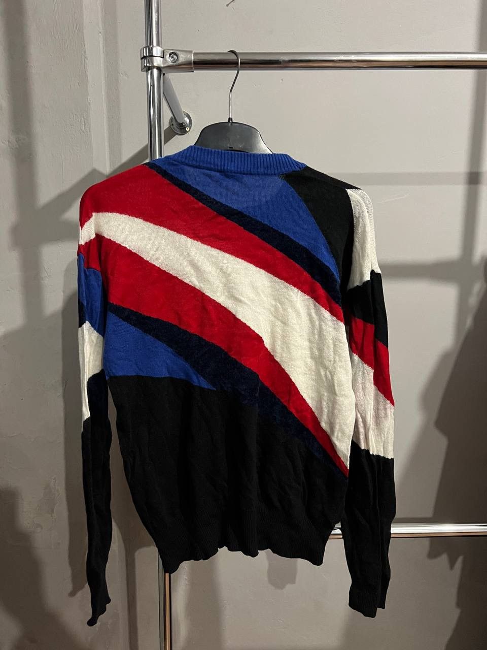 Diesel DIESEL ABSTRACT MENS COLORFUL KNIT FASHION CRAZY SWEATER L Size US L / EU 52-54 / 3 - 15 Thumbnail